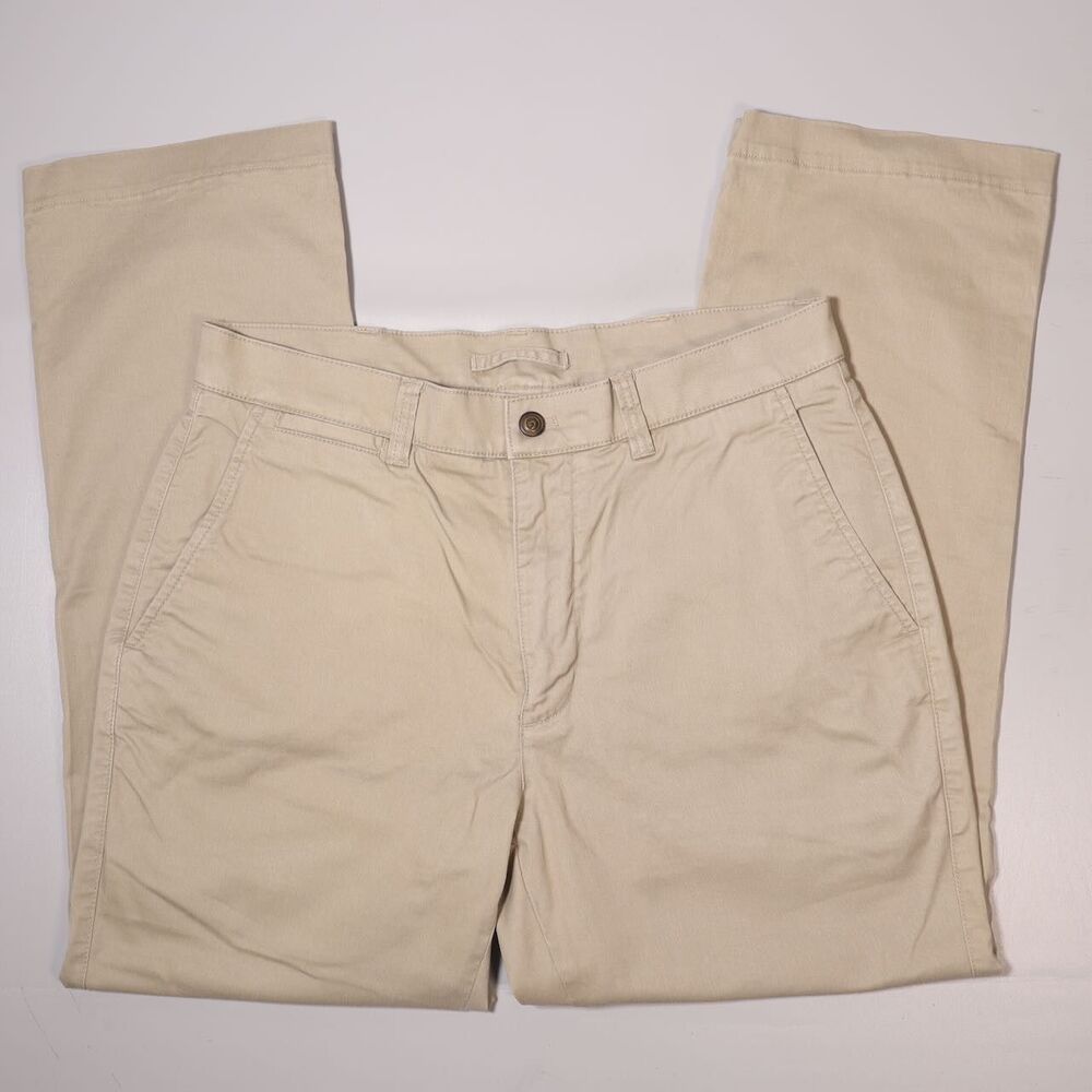 Duck Head Gold School Chino Pants Beige Classic Fit Mens 32x30 (fit 33x28)